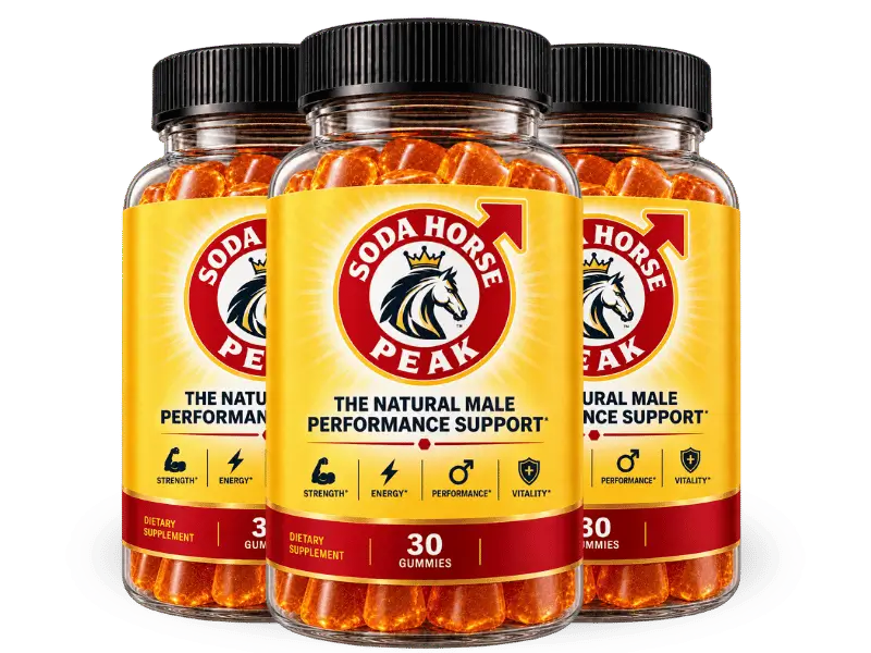 SodaHorsePeak 3 bottles